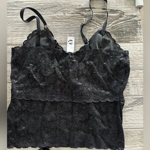 Black cami set size medium